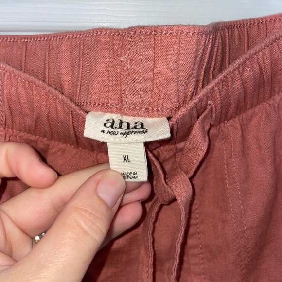 a.n.a XL NWT Terracotta Drawstring Shorts with Pockets - Picture 4 of 4